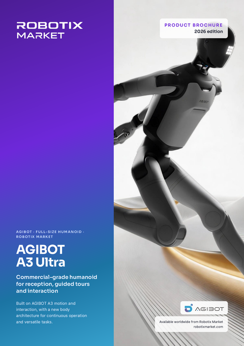 Robô Humanoide Interativo de Alta Agilidade AgiBot A3 Ultra – Brochura do produto